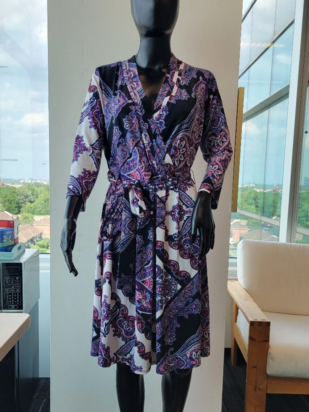 Liz Claiborne Paisley Wrap Dress